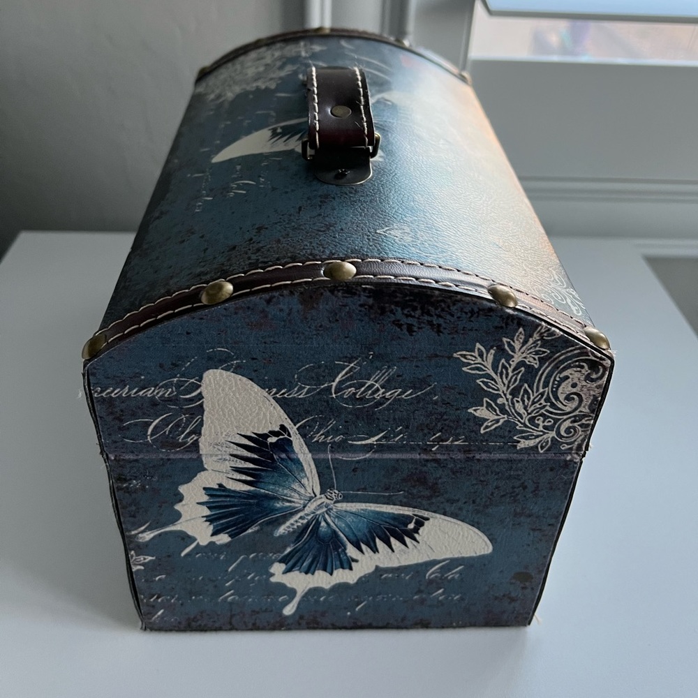 Wooden Jewelry Trinket Decorative Small Storage Box - Picture 4 of 8